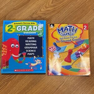 Scholastic 2nd Grade Learning Set - Blue and Multicolor